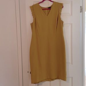Ann Taylor, Mustard Yellow, size 16, dressy
